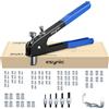 Kit Rivettatrice per Inserti Filettati Con 86Pz Dadi per Rivetti(M3 M4 M5 M6 M8)
