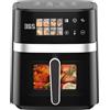 Friggitrice Ad Aria 5,5L 8-in-1 Forno Elettrico Senza Olio Display Touch Visore