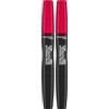 Rimmel London Rossetto Liquido Provocalips, Formula Lunga Tenuta 2 Step, per labbra dal colore pieno e dal finish vinilico, Tonalità 500 Kiss The Town Red, 6 ml (Confezione da 2)