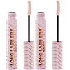 Max Factor 2000 Calorie Long Lash Era, Nero, Mascara Allungante con tecnologia Tubing, Lunga Tenuta, A Prova Di Sbavature, 7,8ml (Confezione da 2)