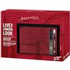 Rimmel London Cofanetto Live Your London Look, Pochette con Mascara Extra Super Lash 3D e Matita Occhi Scandal'Eyes Kohl Black Waterproof