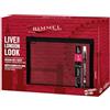 Rimmel London Cofanetto Regalo Live Your London Look, Pochette con Mascara Day 2 Night e Matita Occhi Scandal'Eyes Kohl Black Waterproof