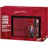 Rimmel London Cofanetto Regalo Live Your London Look, Pochette con Mascara Wonder'Volume Thrill Seeker Pitch Black e Matita Occhi Scandal'Eyes Kohl Black Waterproof