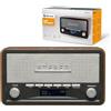 Denver DAB-18 Radio DAB+ FM Bluetooth AUX con Sveglia, Legno