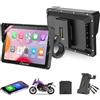 CARPURIDE W702RS Pro Moto Carplay Schermo con Radar BSD e BM05 Mount 7"