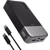 JUOVI Laptop Power Bank 65W 20000mAh Caricatore Portatile