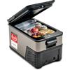 TZS First Austria - Frigo a Compressore Portatile 21L - Fino a -20°C - 46 dB - 12V 24V 230V - Anti-Impronta - per Auto Camping Viaggio - Dark Steel