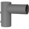 Adattatore Angolare per Lampade Stradali e Pali da Ø60 mm in Acciaio