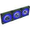 LIAN LI Ventola Lian Li UNI FAN SL-INF Wireless FLEX LCD Rverse Blade ARGB 120mm Kit Da 3 Con Controller Nero