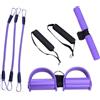 Generic Fascia Di Resistenza Pedal Puller Una Cintura Yoga Elastica A 3 Tubi