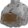Vynebtrv Custodia per Batteria per Casco Fast, Custodia per Contrappeso | Nylon 1000D, Resistente all'abrasione, Fissaggio elastico regolabile, Chiusura a strappo, Due opzioni di montaggio