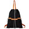 harayaa Zaino con Coulisse Donna Zaino Sacca Borsa Sportiva Borsa Palestra Borsa Trekking in Materiale Robusto Leggero con Spallacci Curvi E Scomparto Grande, Array, Nero