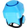 POPETPOP Campanello Elettrico per Bicicletta Manubrio Blu in Plastico Compatto Suono Forte per Mountain Bike e Bici da Corsa