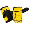 Angoily Guanti da Boxe Protettivi per Donna in Pu e Spugna, Antiscivolo e Confortevoli, per Allenamento di Kickboxing e Taekwondo, Colore Giallo