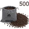 GARBEST - Munizioni per tirachini, 500 palline di argilla biodegradabili, 500 grammi, calibro 9 mm, sacchetto premium