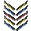 SECFOU Avvolgilenza da Canna Clip, Plastica, 10 Pezzi, Accessorio | Piastra per Filo, Montaggio Semplice Sul Fusto, Inserto in Schiuma, Uso Pesca Colore Casuale