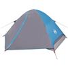 KNERPWD Tenda da campeggio 4 Persone Blu Impermeabile Dome