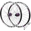 QHYRZE Set Di Ruote Per MTB Da 24 Sgancio Rapido Per Cassetta 7-12 Velocità | Anteriore 9*100mm Posteriore 10*135mm, Freno A Disco, Cerchio In Lega Di Alluminio, Per Cassetta 7-12 Velocità