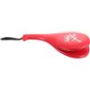 Ciieeo Cuscinetto da Calcio Taekwondo 1 Pezzo in Pu Rosso | Allenamento di Boxe e Pliometria, Rivestimento Spesso Facile da Pulire, Adatto ad Amatori e Professionisti