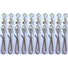 Generico Sgancio Rapido Per Palamiti - Ami Lenza - 10 Pezzi - Attacco Rapido Inox - Crane 2/0 - Pesca Tonno