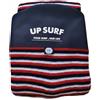 Ronyme Calza per Tavola da Surf Flessibile Rivestimento Protettivo Poliestere per Surfboard Custodia con Nasello Rinforzato E Tasca Interna Chiusura, Nero+Blu, 8.0