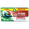 ARIEL PODS Platinum Detersivo Lavatrice Liquido 26 Capsule/Pastiglie, Sapone Extra Potere Smacchiatore, Pulizia Profonda