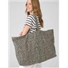 Westford Mill Borsa tote oversize in tela con stampa leopardata Personalizzate o neutre