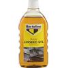 Bartoline Olio di lino grezzo 500 ml - Protettivo naturale per il legno e trattamento idrorepellente per mobili, pietra e attrezzature sportive
