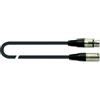 QUIK LOK - MX/775-5 CAVO XLR MASCHIO/XLR FEMMINA, Cavo microfonico STRIX, XLR Maschio/XLR Femmina, Colore nero, Lunghezza 5 mt.