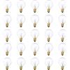 Galapare G40 Lampadine,Lampadine di Ricambio a LED E12,25 Pezzi,Luci da Esterno Luminose,Lampadine di Ricambio G40 per Catena Luminosa Esterno,per Giardino, Balcone, Decorazione per Matrimoni e Feste