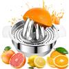 EEPLUYTY Spremi Agrumi Manuale con Contenitore, Spremiagrumi Manuale, Spremiagrumi manuale per arance e limoni, Adatto a casa, cucina, bar