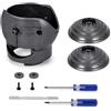 Vexnaro Ruota Aspirapolvere Compatibile con Dyson V10/ V11/ V15, Kit Connettore Testina High Torque 100W, Ruota a Sfera + Attacco Testa, Ricambi per Aspirapolvere con Cacciavite e Viti