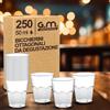 G.M. DISTRIBUZIONE 250 Bicchieri da Liquore, Shot in Plastica Rigida, Bicchierini Ottagonali da 50cc, Resistenti e Riutilizzabili. Bicchieri da Shottino Perfetti per le Feste