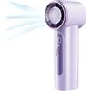 Eisdespie Mini ventilatore portatile, ricaricabile tramite USB, strumento di raffreddamento da viaggio, mini ventilatore tascabile silenzioso con display a LED, per bambini, uomini, adulti, viaggi