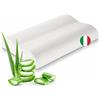 Generico GURU Cuscino Letto Made in Italy - Guanciale 100% Anallergico, Traspirante, Anatomico, Sfoderabile e Lavabile - Ideale per Cervicale (Doppia Onda) INTIMOEGIDIO