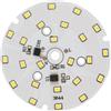 Generic YSJX Lighting, Confezione da 5, faretto LED da incasso chip 3W 5W 7W 9W 12W 15W 18W Chip di luce rotondo AC220V 2835SMD Illuminazione con perline(Warm white,12W)