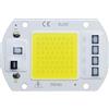LIGHBIB 2 Pezzi COB LED Chip Lampada AC 110 V 220 V LED Lampadina IP65 Smart Ad Alta Potenza IC Fai Da Te Luce Di Inondazione Lampadina Riflettore Lampada Chip Esterno,Bianco Caldo,20 W 220 V