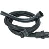 vhbw tubo di ricambio flessibile compatibile con Miele S 4561, S 4780, S 4282, S 4560, S 4782, S512-1, S428I aspirapolvere - 1,8 m + impugnatura