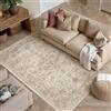 PureCozy Tappeto Salotto Beige 120x170cm Lavabile