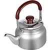 Alipis Bollitore Retrò Fischietto 1000 Ml in Acciaio Inossidabile Per Fornello a Gas e Induzione, Manico Ergonomico, Teiera Per Tè Caldo Domestica e Da Ufficio
