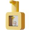 Tanant Dispenser di Sapone con Sensore Automatico Touchless Cartoon Pet Dispenser di Sapone in Schiuma Intelligente Impermeabile Dispenser Automatico di Sapone Dispenser di Sapone(Gatto della fortuna giallo)