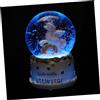 HOLIDYOYO Scatola Musicale Carillon Unicorno Design Elegante Materiale Sintetico Sfera di Cristallo Decorativa Musica e Luce Notturna per Studio e Negozio