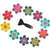 IMIKEYA Adesivi Antiscivolo Peva per Vasca da Bagno 11 Pezzi Pet | Porte e Bagno, Forte Aderenza Decorativa, Forma Gradevole e Profilo Sicuro, per Anziani e Ragazzo Ragazza