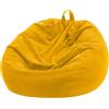 Nobildonna Fodera per poltrona sacco (senza imbottitura), per bambini e adulti, per riporre animali di peluche, senza imbottitura, supporto e organizer in morbido velluto a coste di alta qualità