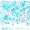 QINJIEJIE 700 diamanti acrilici in 5 misure, cristalli blu per bambini, caccia al tesoro, tesori dei pirati, sabbiera, riempitivi di vasi, matrimoni, feste, acquari