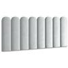 Muralo Pannelli Imbottiti per Pareti in Velluto Magic Velvet 30x100 cm - Cuscino da Parete Decorativo, Design Moderno e di Lusso per Camera da Letto e Soggiorno - Grigio chiaro