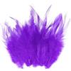 M METERXITY 300-Pack Piume di Gallo Sella Hackle, 3-6 Pollici / 8-15cm all'Ingrosso Piume Naturali Soffici per Creazioni/Matrimoni/Acchiappasogni/Decorazioni Fai da Te [Viola Scuro]