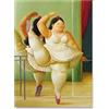 XCPORA Fernando Botero Poster 《Practice Ballet 》Dipinto su Tela Fernando Botero Stampe Fernando Botero Wall Art for Home Decor Picture 50x70cm Senza Cornice