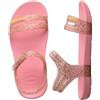 Havaianas - Kids Play Mall Glitter, Sandali per Bambine con Glitter, Ergonomici e Brillanti, Suola Antiscivolo e Calzata Sicura