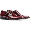 Masaltos Scarpe con Rialzo per Uomo Che Aumentano l'Altezza Fino a 7 cm. Fabbricate in Pelle. Modello Bari (41, Bordeaux)